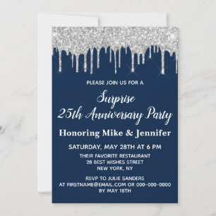 Invitations du 25e anniversaire de la Marine