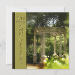 Invitations du 50e anniversaire du Mariage - Gazeb