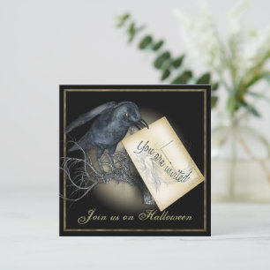 Invitations du Black Crow Gothic Party