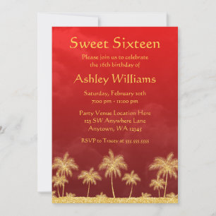 Invitations du bonbon 16 à mille et une nuits de