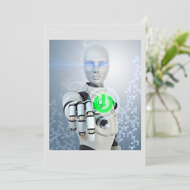 Invitations du bouton d'alimentation du robot (Créateur téléchargé)
