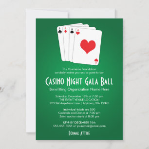 Invitations du Casino Night Gala