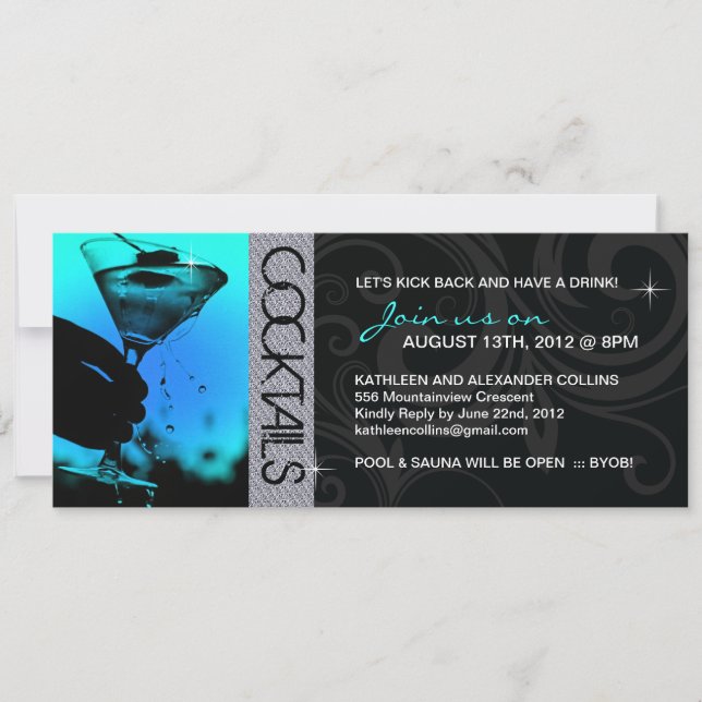 Invitations du Cocktail Party (Devant)