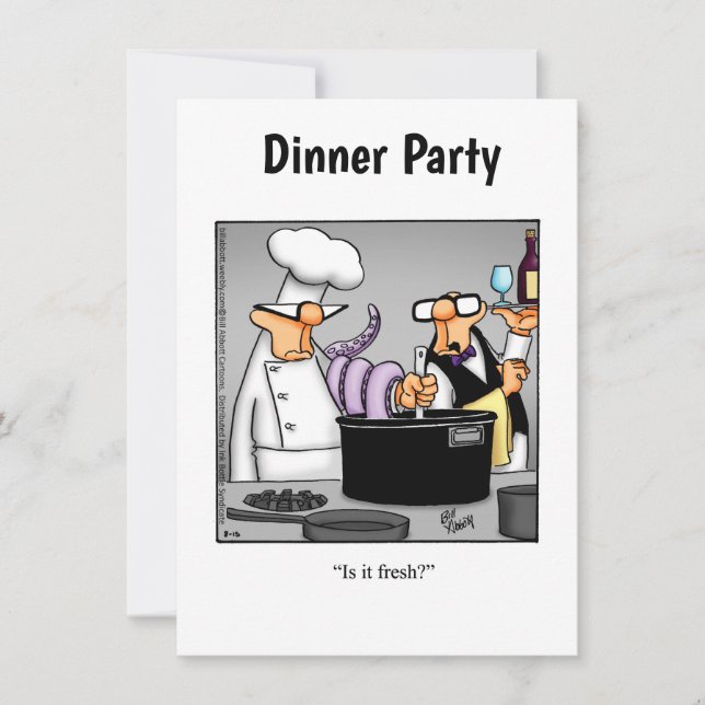 Invitations du dîner (Devant)