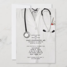 Invitations du Docteur Graduation