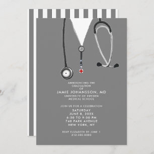 Invitations du Docteur Graduation