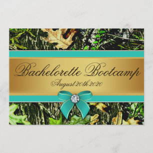Invitations du groupe Camo Bachelorette