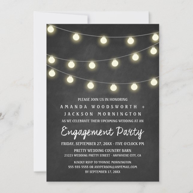 Invitations du groupe de discussion Chalkboard and (Devant)
