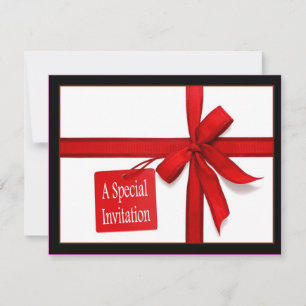 Invitations du groupe de douches nuptiales en roug