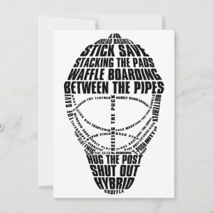 Invitations du groupe de hockey Goalie Mask