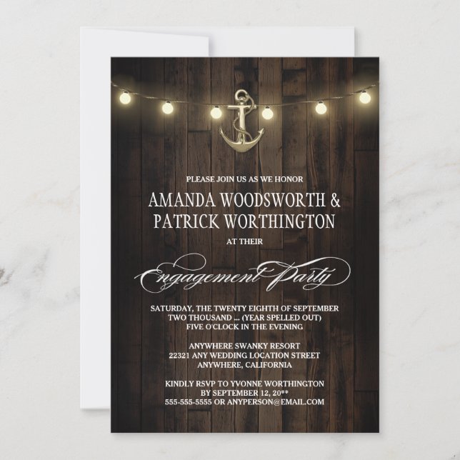 Invitations du groupe d'engagement Ancres nautique (Devant)