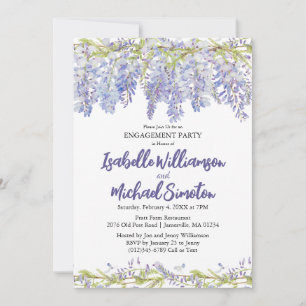 Invitations du groupe d'engagement floral pourpre