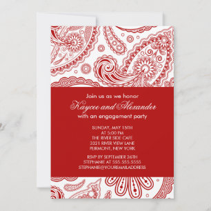 Invitations du groupe d'engagement moderne Red Pai