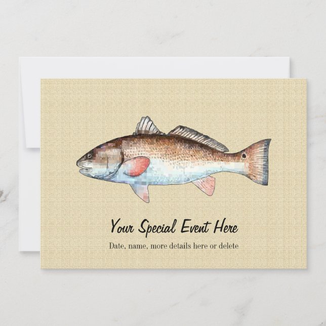 Invitations du groupe d'événements Redfish (Devant)