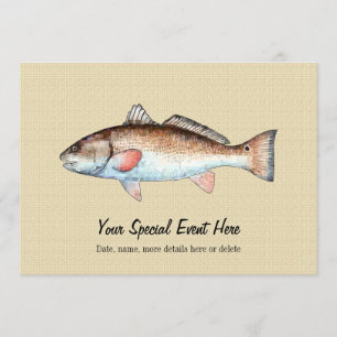 Invitations du groupe d'événements Redfish