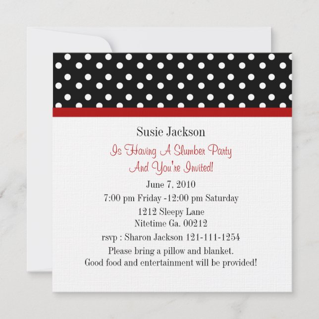 Invitations du groupe Ladybug (Devant)