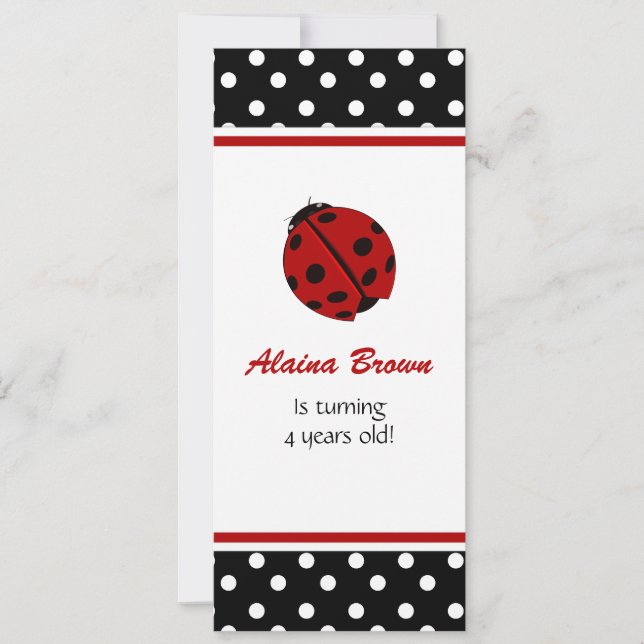 Invitations du groupe Ladybug (Devant)