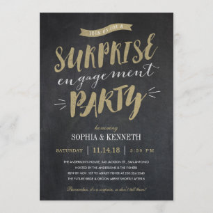 Invitations du groupe Surprise Engagement - Tablea