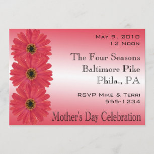 Invitations du jour de mère
