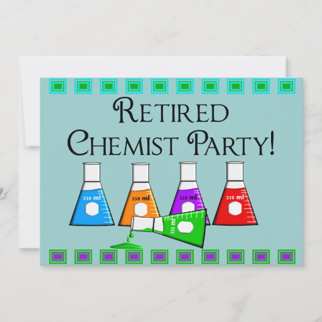 Invitations du Parti Chimiste Retraité (Devant)
