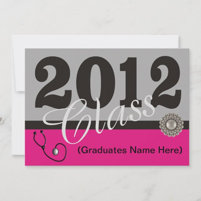 Invitations du parti de diplômés en infirmières 20 (Devant)