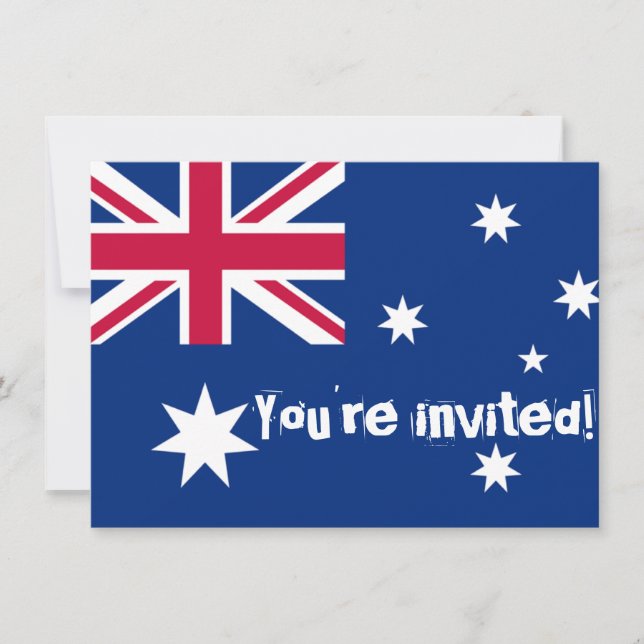 Invitations du parti de la Personnaliser du drapea (Devant)