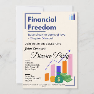 Invitations du parti Divorce : Liberté financière