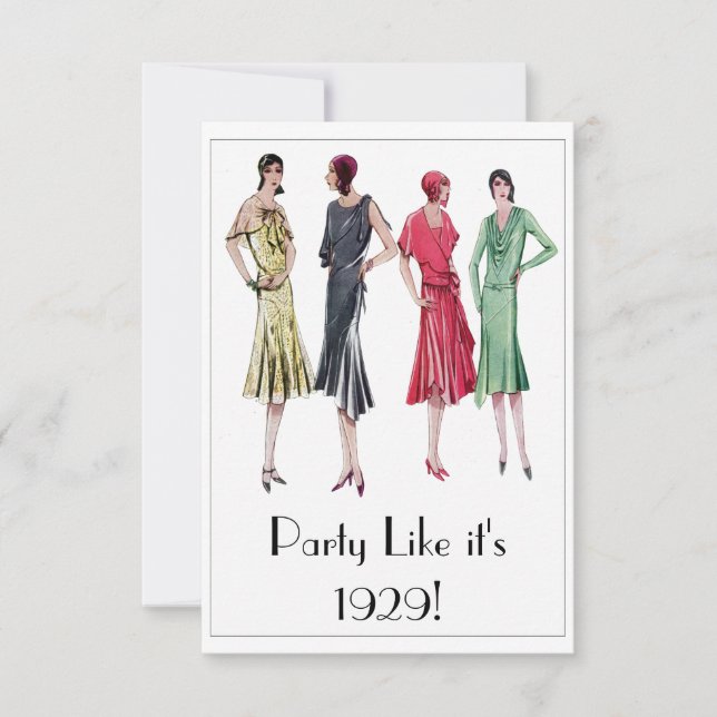 Invitations du Parti en 1929 (Devant)