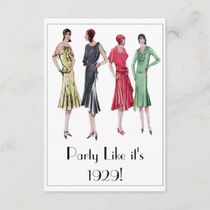 Invitations du Parti en 1929
