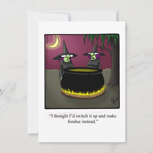 Invitations du parti Humour Halloween "Spectickles (Devant)