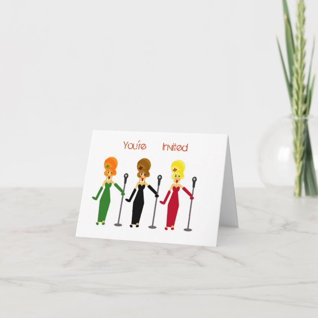 Invitations du parti Karaoke (Devant)