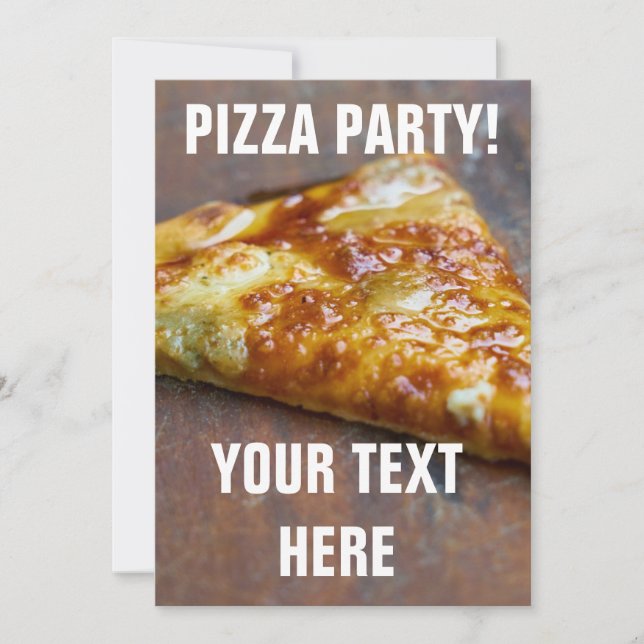 INVITATIONS DU PARTI PIZZA (Devant)