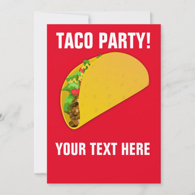 INVITATIONS DU PARTI TACO (Devant)