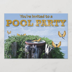 Invitations du Pool Party