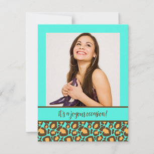 Invitations du poster de animal Quinceanera Party