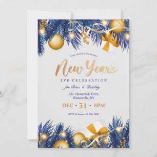 Invitations du réveillon du Nouvel An