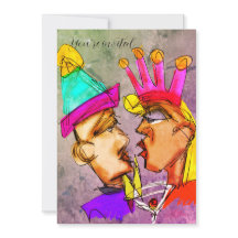 Invitations du réveillon du Nouvel An