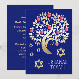 Invitations du Rosh Hashanah Celebration Party