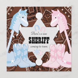 Invitations du Sheriff Cowboy à la Revedette de ge