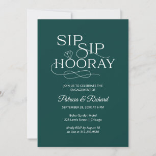 Invitations Du Sip Sip Hooray Engagement Party