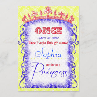 Invitations du Snow White Princess Party