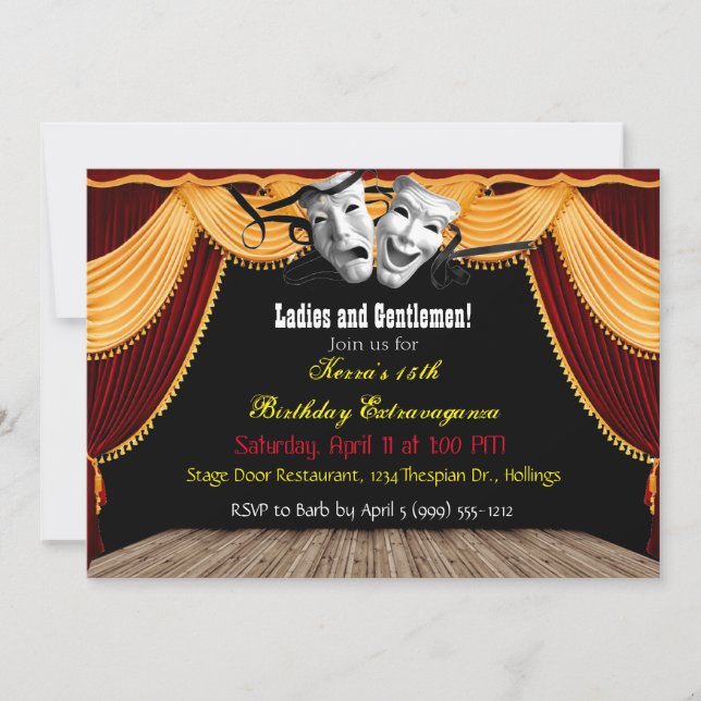Invitations du Théâtre (Devant)