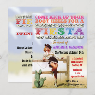 Invitations du week-end de la fête de la fille de 