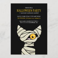 Invitations éffrayantes à la fête d'Halloween