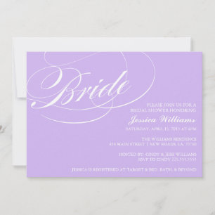 Invitations Élégantes de douches nuptiales