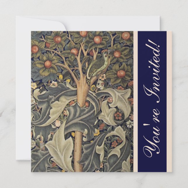 Invitations élégantes de William Morris (Devant)