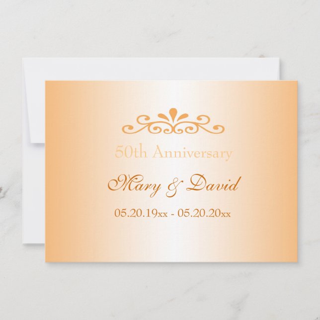 Invitations élégantes pour l'anniversaire du maria (Devant)