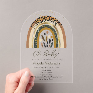 INVITATIONS EN ACRYLIQUE 