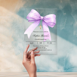 INVITATIONS EN ACRYLIQUE 