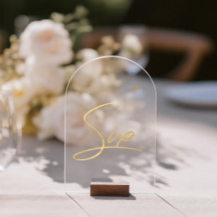 INVITATIONS EN ACRYLIQUE 